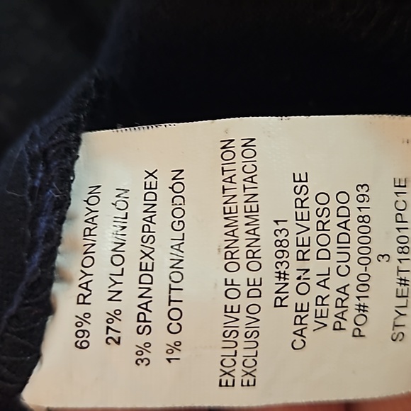 Jolt Junior girls black size 3 leggings - Picture 6 of 6